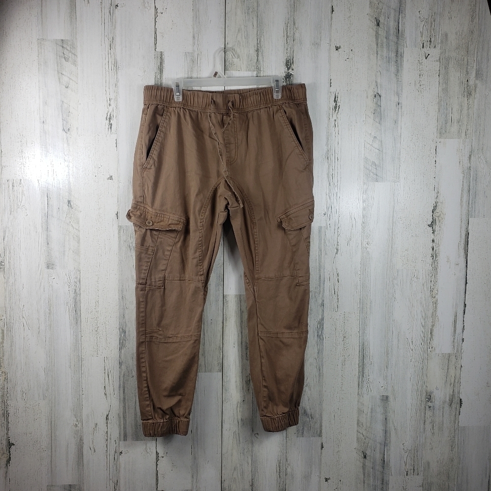 Men’s ring of fire Khaki Joggers size XL